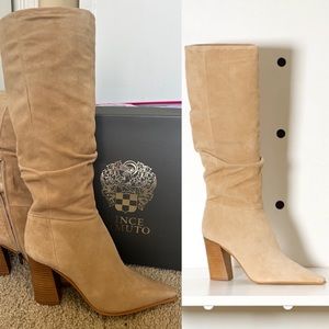 NWT Tortilla Suede Vince Camuto Derika Boots